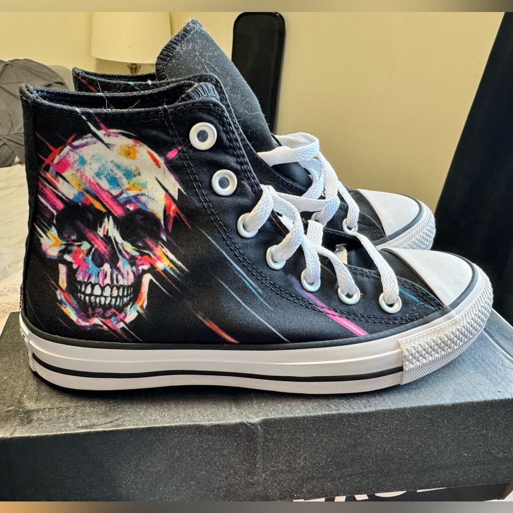 Converse All-Star High Top Skull Sneaker